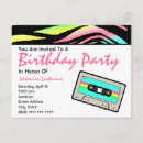 Buscar 80s party invitaciones Para todos