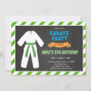 Buscar el taekwondo invitaciones Fiesta