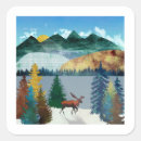 Buscar moose pegatinas Lago