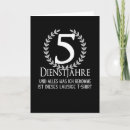 Buscar 5 años tarjetas de aniversario Empleado