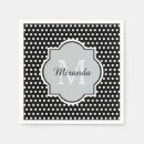 Buscar lunares negros servilletas Monograma