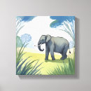 Buscar elefantes lienzos Árboles
