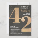 Buscar 42 años invitaciones Para él