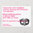 Buscar máscara negra invitaciones Dulce 16