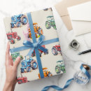 Buscar tractores papel de regalo Chico