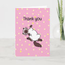 Buscar gato siamés tarjetas Gratitud