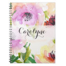 Buscar pintado a mano libretas Flores
