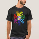 Buscar manos coloridas camisetas Feliz