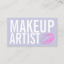 Buscar labios tarjetas de visita Artista de maquillaje