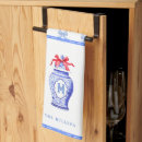 Buscar bambú paños de cocina Azul