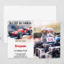 Buscar del coche carreras invitaciones de cumpleaños Cualquier niño