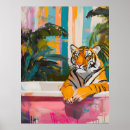 Buscar bañera posters Tigre