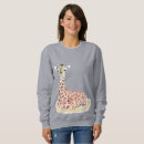 Buscar jirafa del bebé sudaderas Lindo