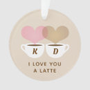 Buscar te amo adornos Parejas