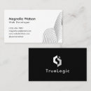 Buscar sucio tarjetas de visita Minimalista