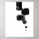 Buscar abstracto blanco y negro posters Escandinavo