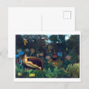 Buscar henri rousseau postales Jungla