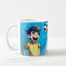 Buscar portero del fútbol tazas Lindo