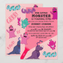Buscar monstruos coloridos invitaciones Invitados