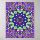 Buscar flores verdes posters Azul