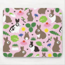 Buscar conejo divertido alfombrillas de raton Conejito