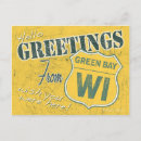 Buscar green bay postales Retro