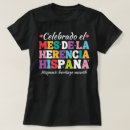 Buscar hispano camisetas Mes del patrimonio hispano