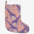 Buscar animales del safari calcetines navideños Blanco