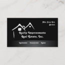 Buscar propiedad residencial tarjetas de visita Profesional