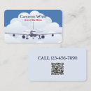 Buscar piloto tarjetas de visita Capitán