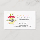 Buscar coche la nutrición de tarjetas de visita Pérdida de peso