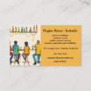 Buscar bartender tarjetas de visita Pub