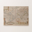 Buscar mapa del mundo vintage puzzles Geografía