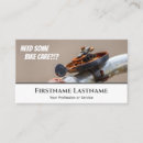 Buscar tienda la bici de tarjetas de visita Ciclista