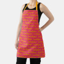 Buscar naranja y rosa delantales General y unisex