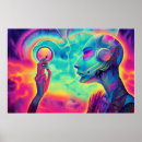 Buscar paisaje psicodélico posters Surrealista