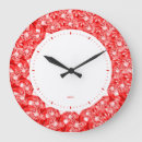 Buscar cocina roja relojes de pared Simple