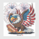 Buscar águilas calvas americanas pegatinas 4 de julio