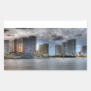 Buscar la florida rectangulares pegatinas Imagen del color