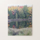 Buscar hojas otoñales puzzles Lago