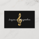 Buscar músico tarjetas de visita Para ella