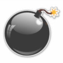 Buscar explosivo pegatinas Bomba