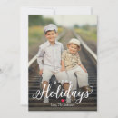 Buscar intemporal tarjetas Tarjeta de vacaciones elegante