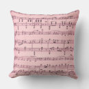 Buscar hoja de música cojines Rosa
