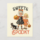 Buscar vintage halloween postales Gato negro