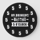 Buscar 5 en punto relojes de pared Divertido