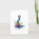 Buscar pavo real tarjetas Pájaro