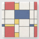Buscar mondrian posavasos Colores primarios