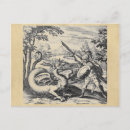Buscar espada y escudo postales Dragón