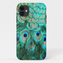 Buscar del pavo real iphone fundas Púrpura